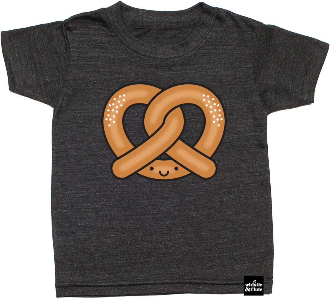 Smiling Pretzel T Shirt Design