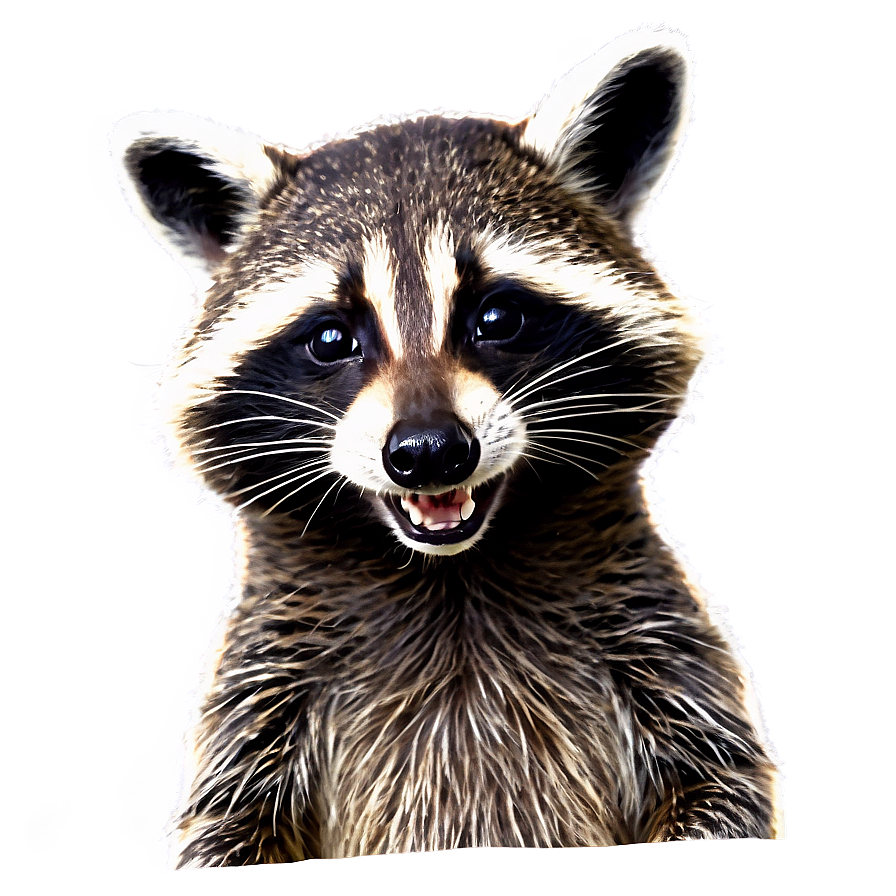 Smiling Raccoon PNG 05242024 PNG image with a transparent background, free high-resolution download