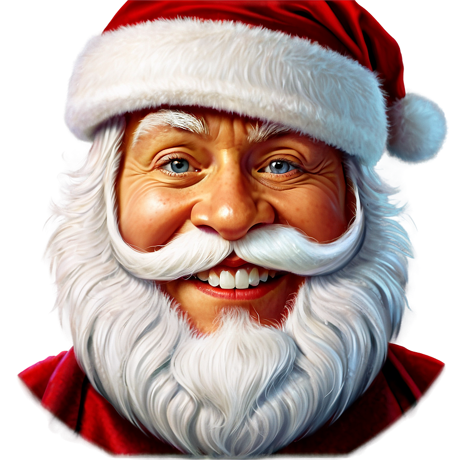 Smiling Santa Face Png Ort