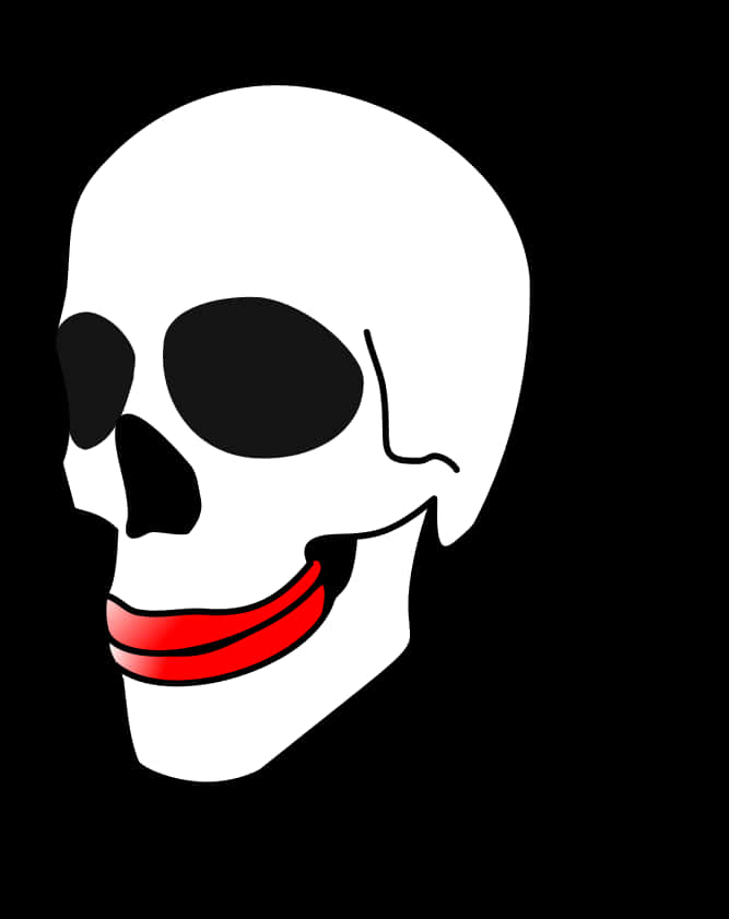 Smiling Skull Graphic