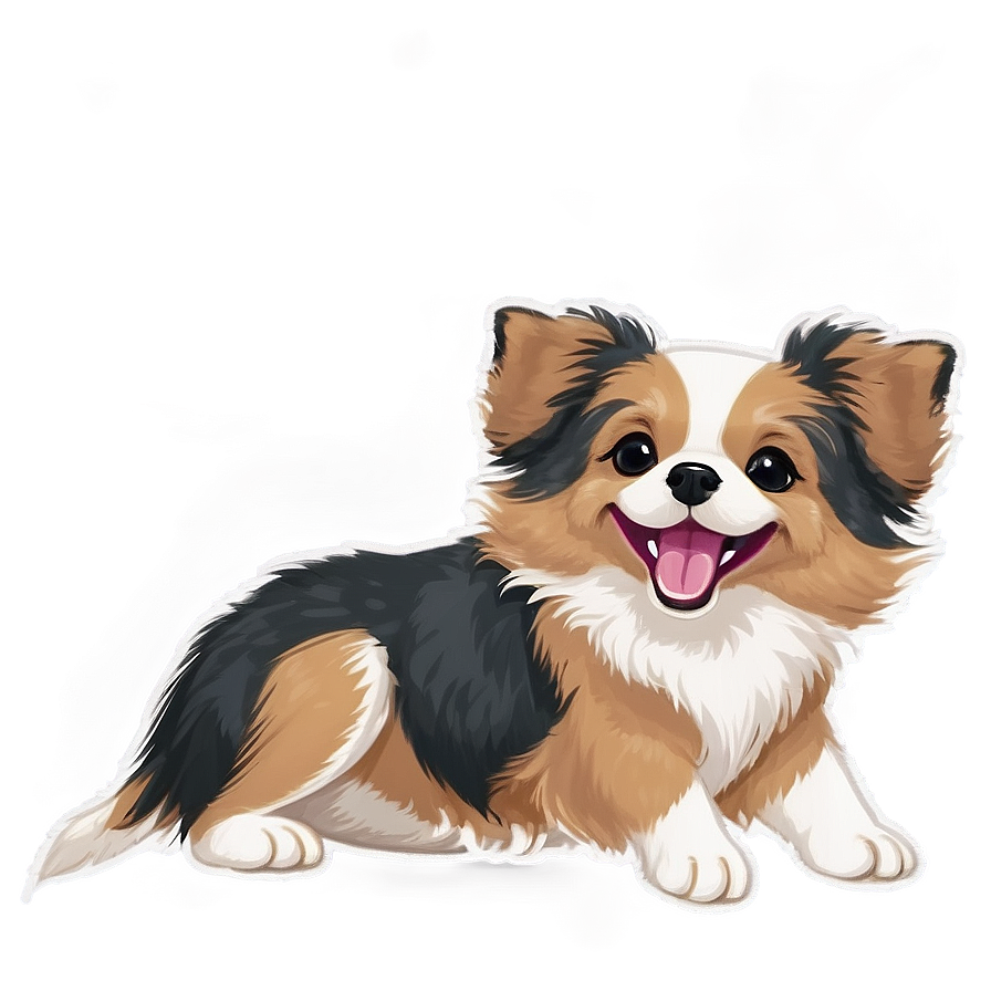 Smiling Small Dog Clipart Png Agp52