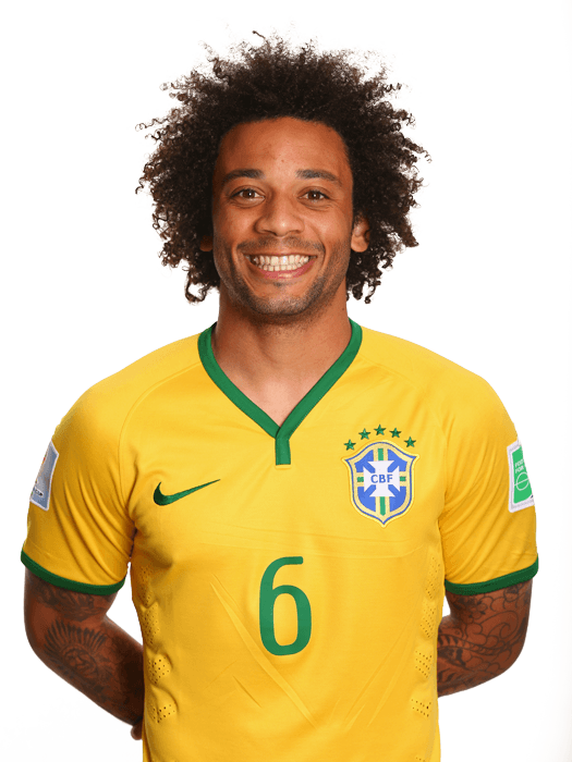 Smiling Soccer Playerin Yellow Jersey PNG with transparent background