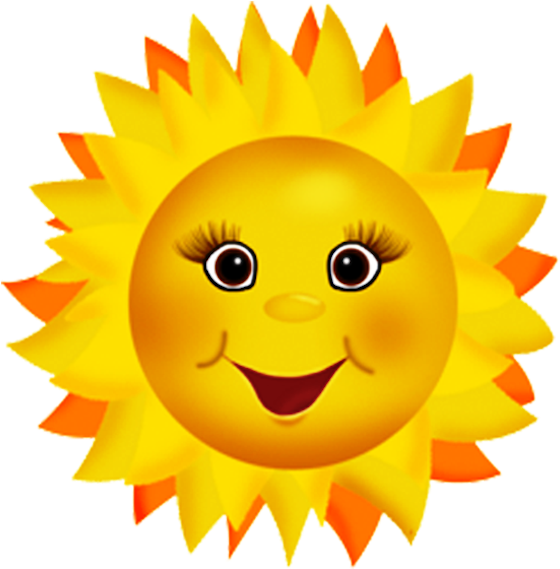 Smiling Sun Clipart