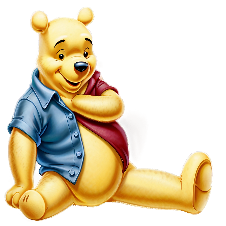 Smiling Winnie the Pooh PNG ddc4 PNG image with a transparent background, free high-resolution download