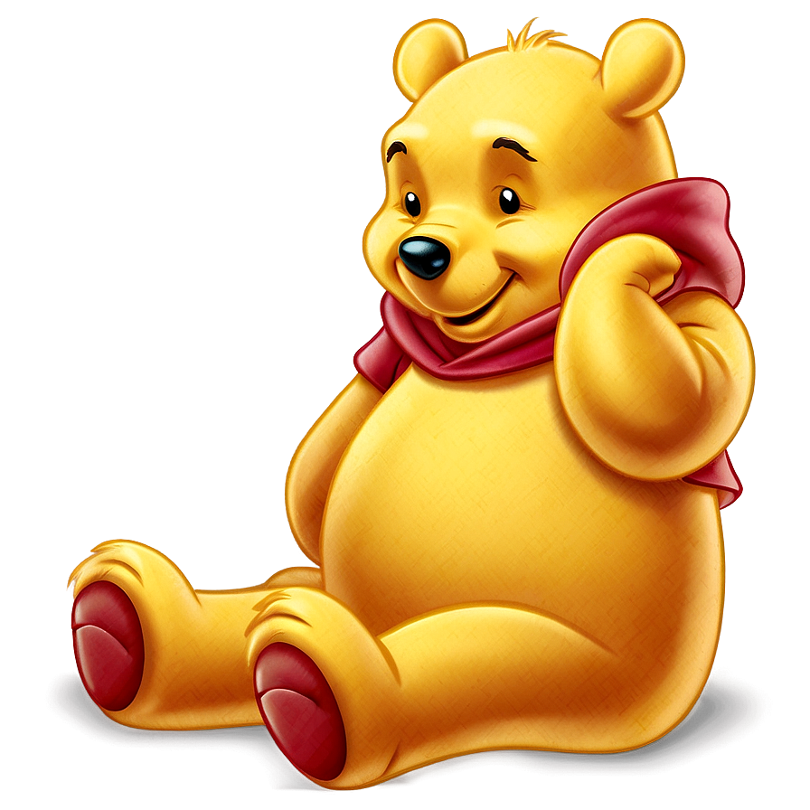 Smiling Winnie the Pooh PNG tsb PNG image with a transparent background, free high-resolution download