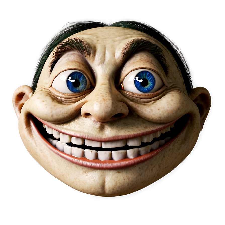 Smirking Trollface Art Png Evc