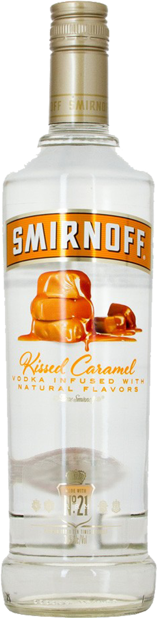 Smirnoff Kissed Caramel Vodka, HD Png Download PNG with transparent background