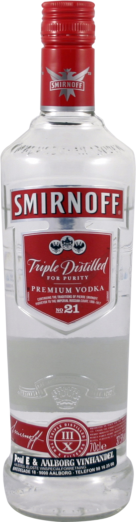 Vodka Png - Smirnoff Vodka Bottle Png, Transparent Png PNG with transparent background