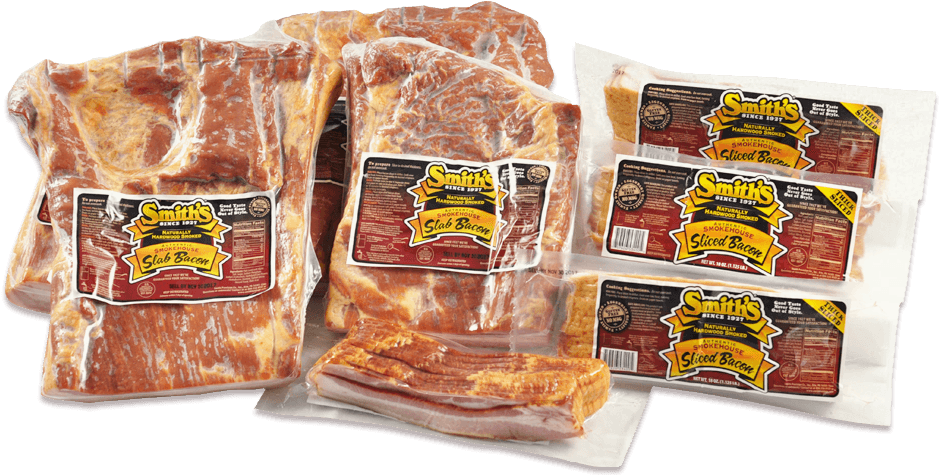 Smiths Slab Sliced Bacon Packages