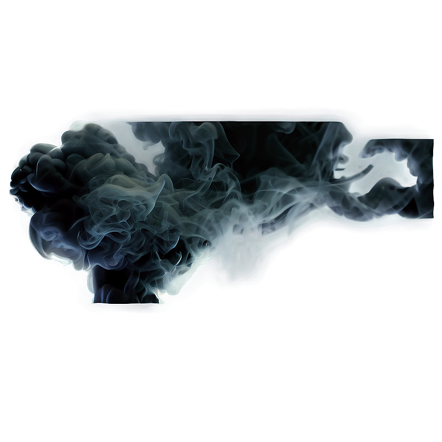 smoke a PNG with transparent background