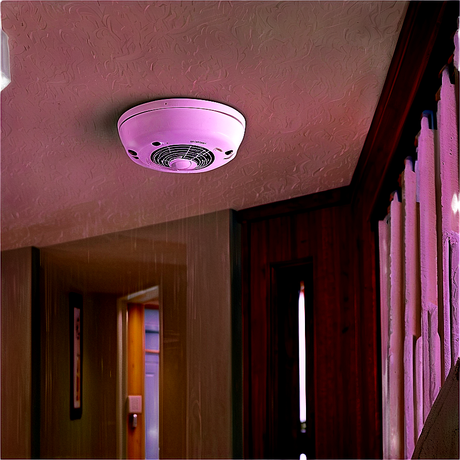 Smoke Detector In Hallway Png Erf