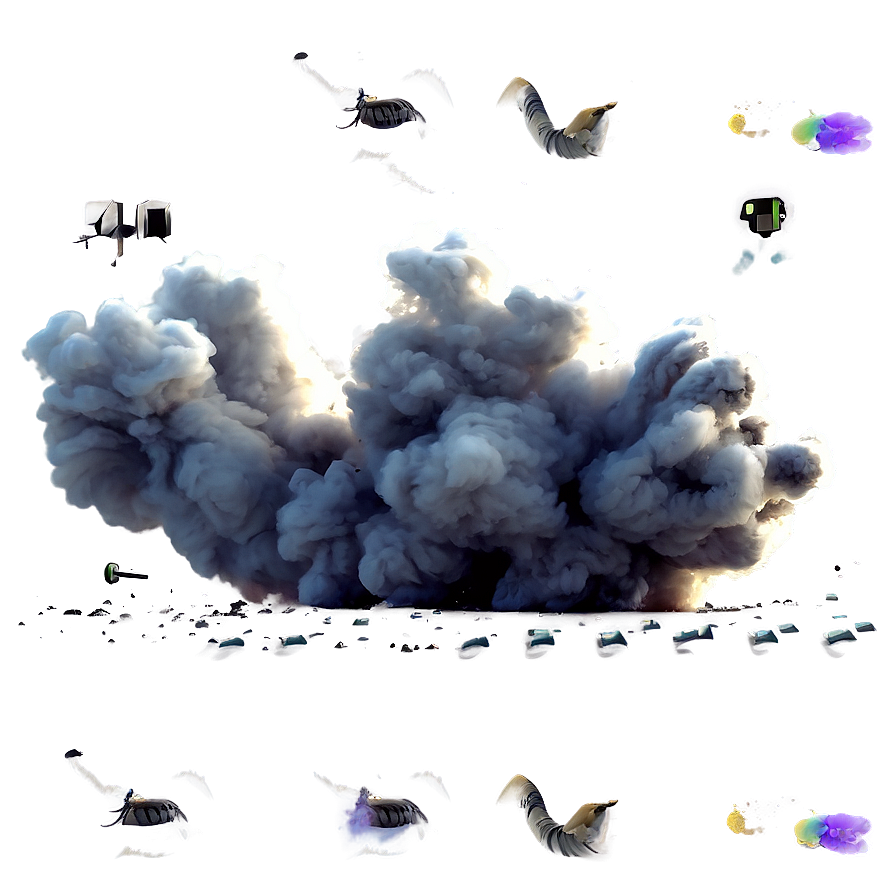 Smoke Explosion For Animation Png 06272024