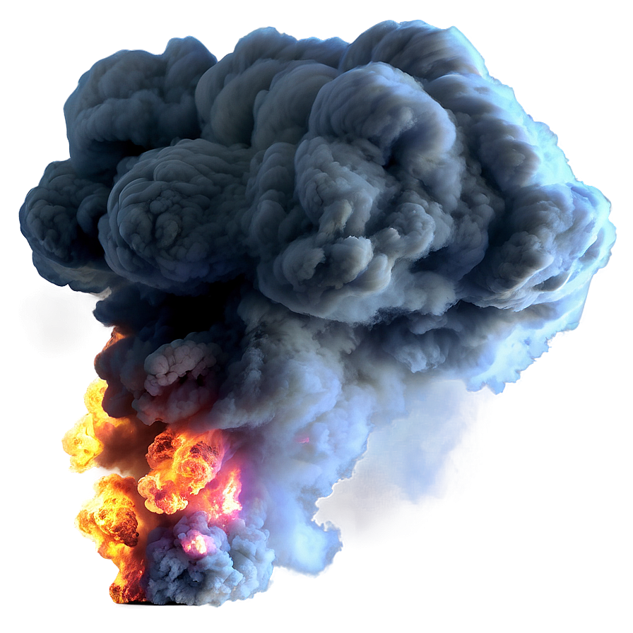 Smoke Explosion Mockup Png 76