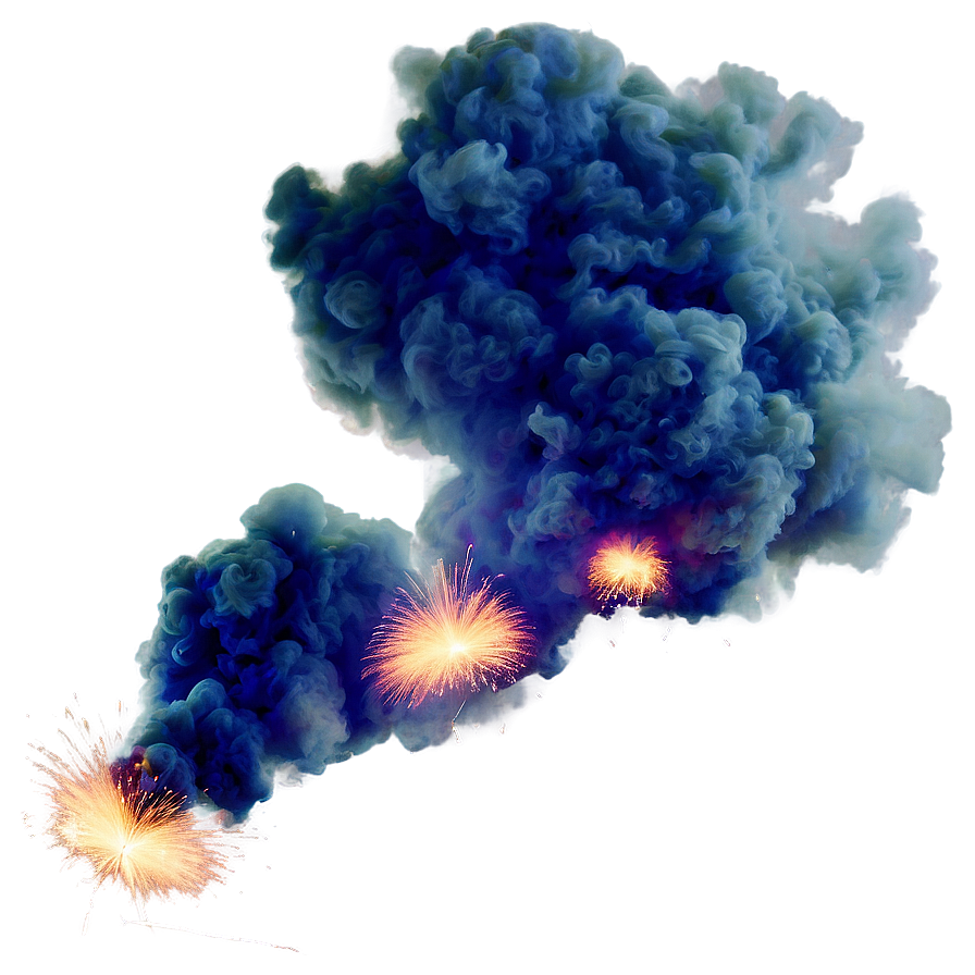 Smoke Explosion With Sparks Png Tin