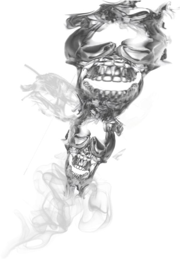 Smoke Skull Dangersof Smoking PNG image with a transparent background, free high-resolution download