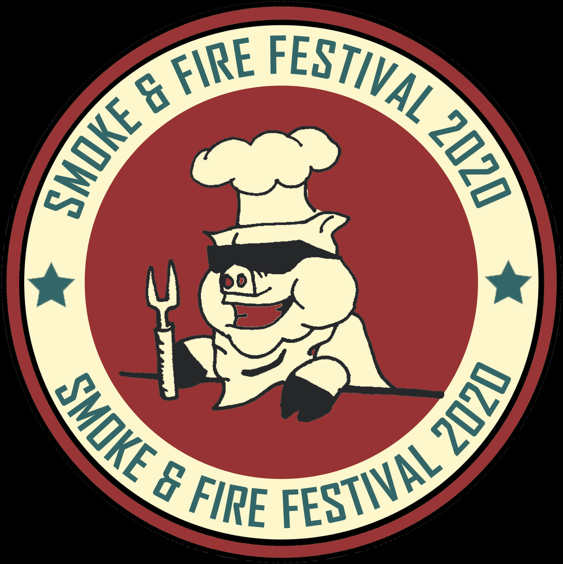 Piggy Logo - Maldon Smoke And Fire Festival, HD Png Download PNG with transparent background