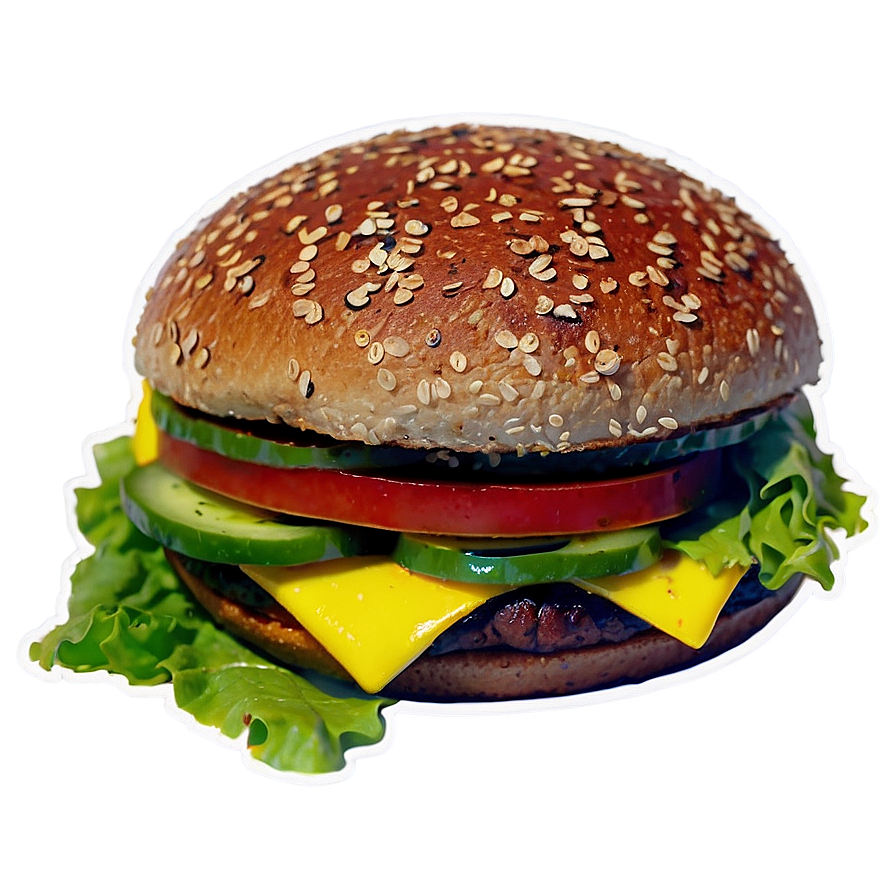 Smoked Beef Burger Png Emp60