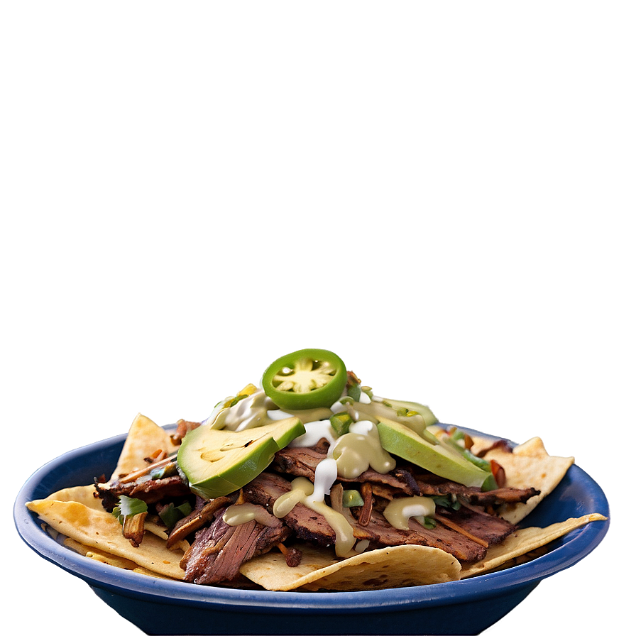 Smoked Brisket Nachos PNG lvm PNG with transparent background