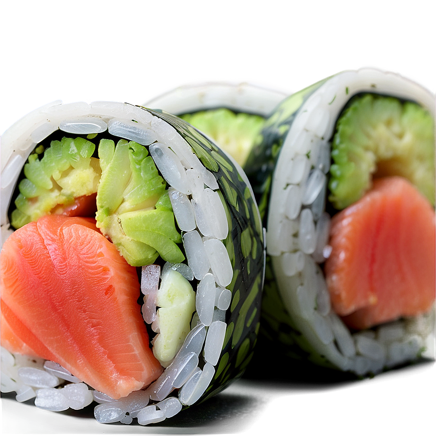 Smoked Salmon Sushi Roll Png Dtv77