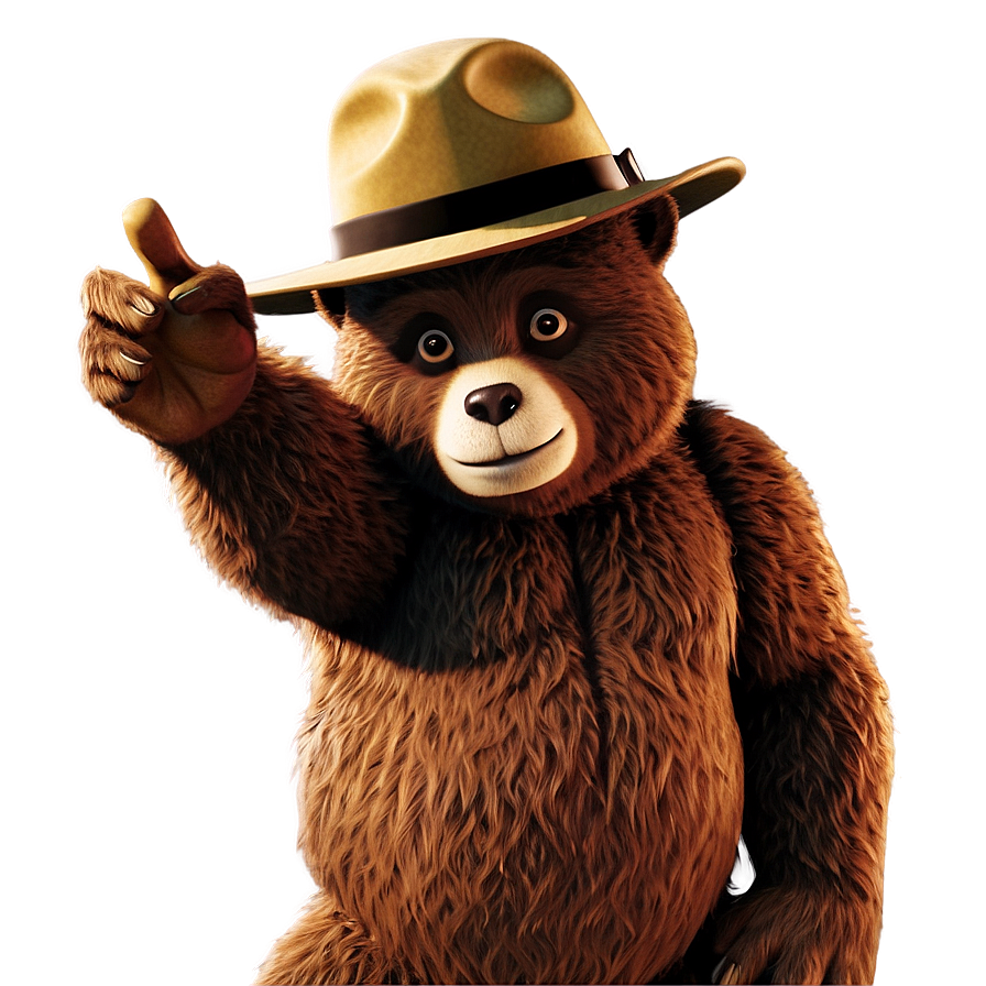 Smokey The Bear Educational Material Png Gfe3