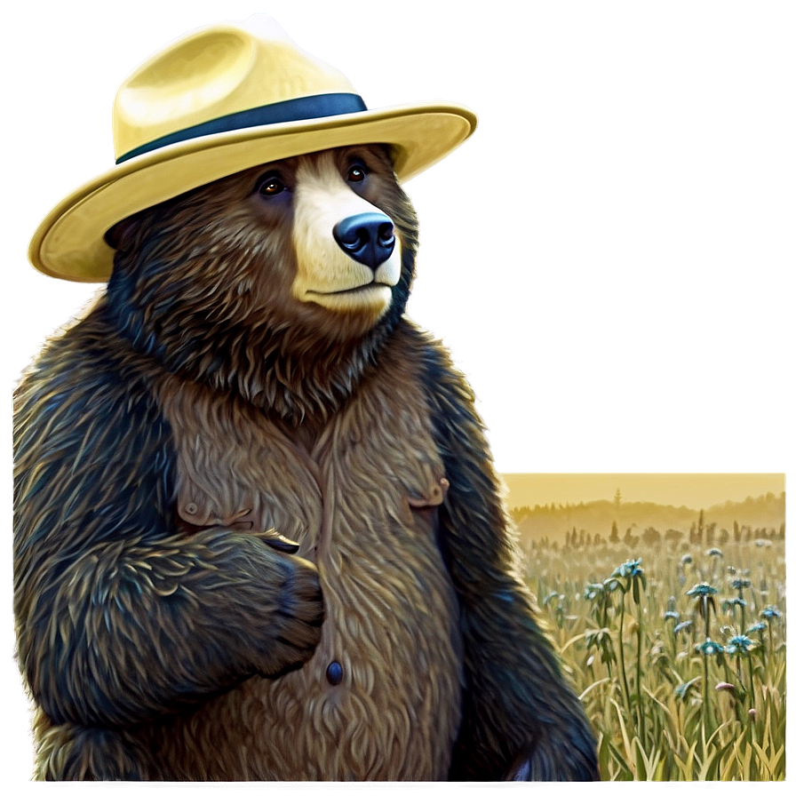 Smokey The Bear Wildlife Preservation Png Vlh