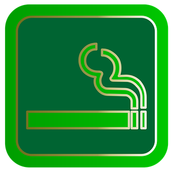 Smoking Area Sign Icon PNG with transparent background