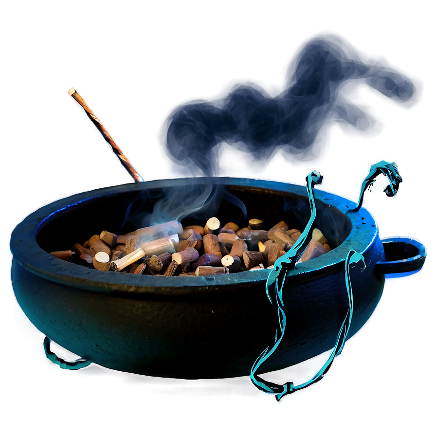 Smoking Cauldron Halloween Png 34