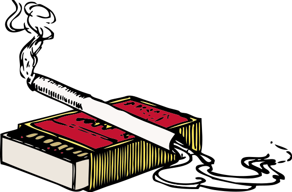 Smoking Cigaretteand Pack Illustration