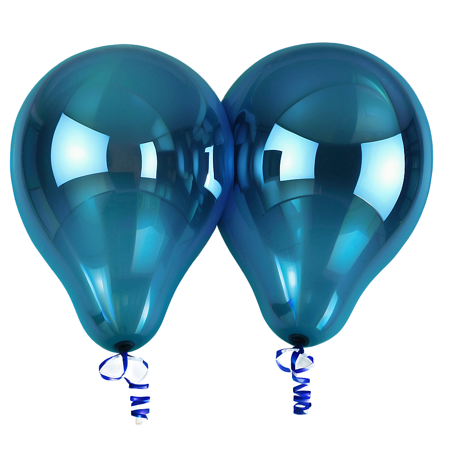 Smoky Blue Balloons Png Smg76