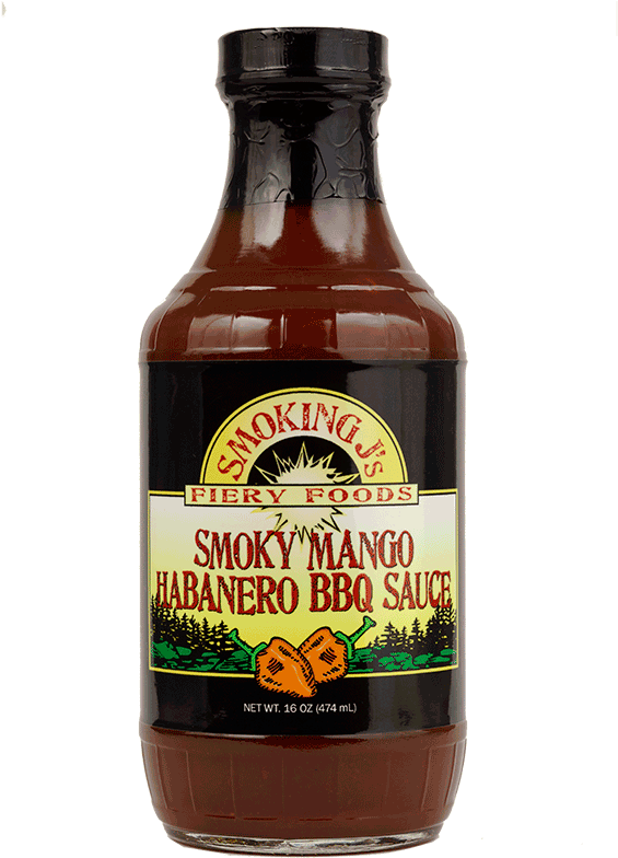 Smoky Mango Habanero B B Q Sauce Bottle