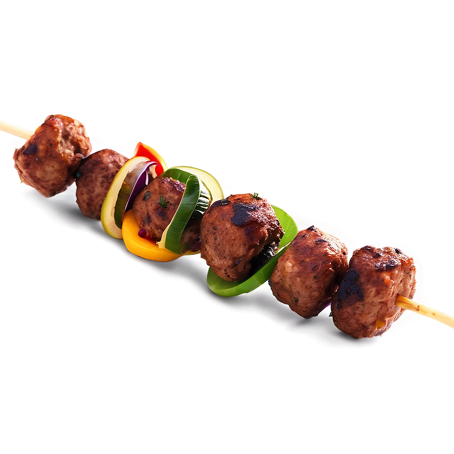 Smoky Meatball Kebabs Png Vea94