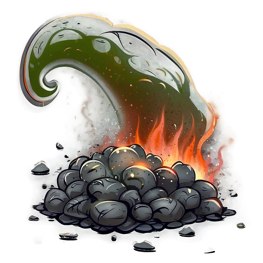 Smoldering Ashes Cartoon Png Dcb22