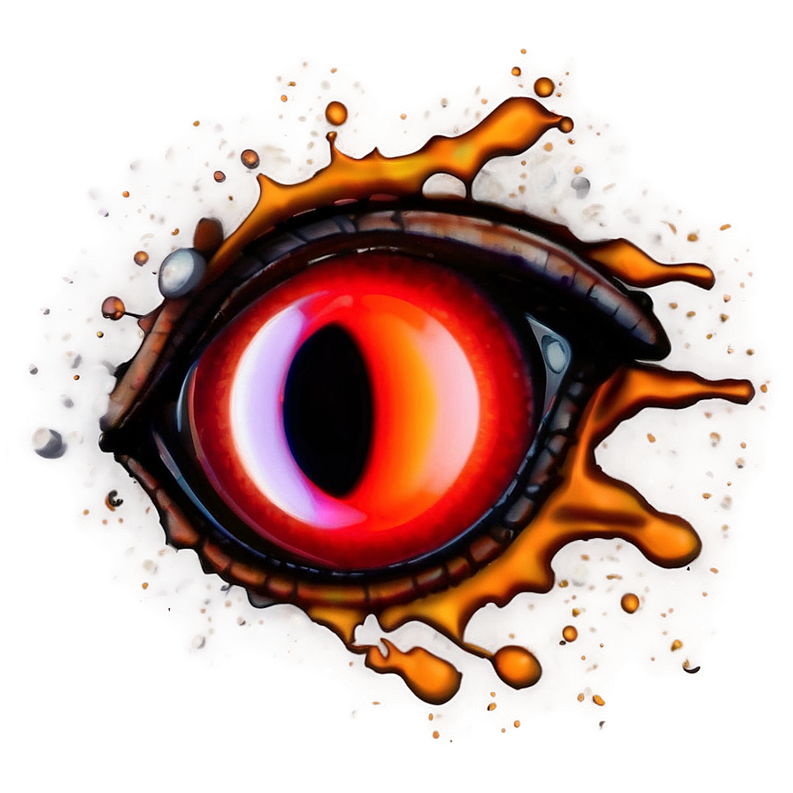 Smoldering Red Eye Glow Png 06272024