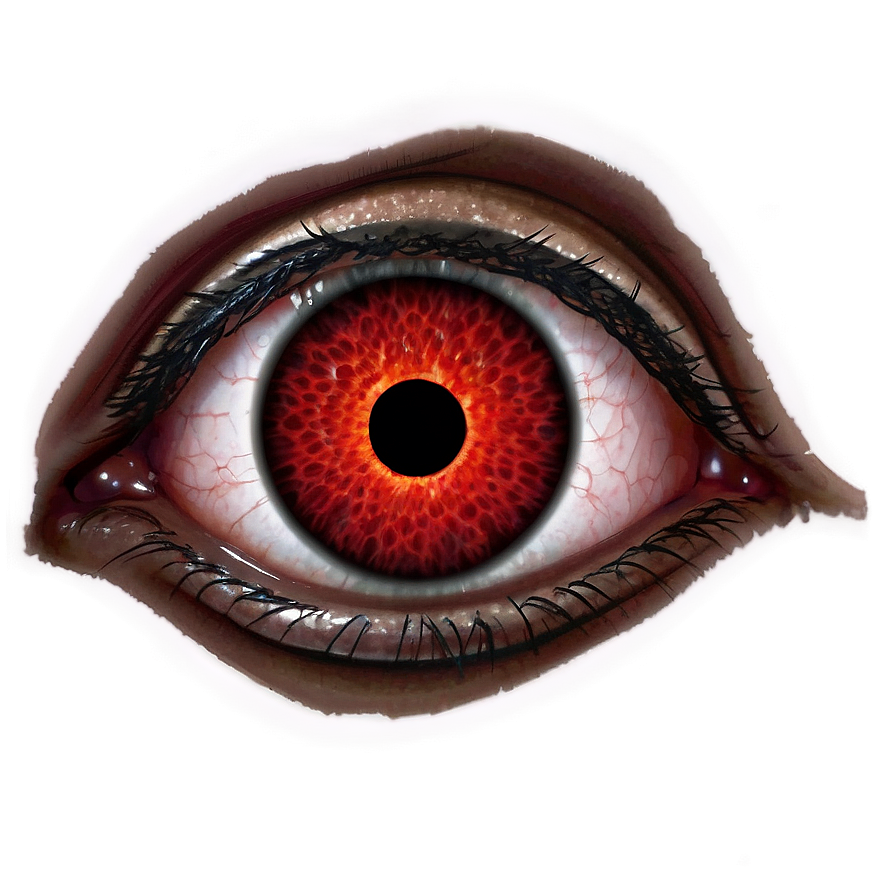 Smoldering Red Eye Glow Png Eny91