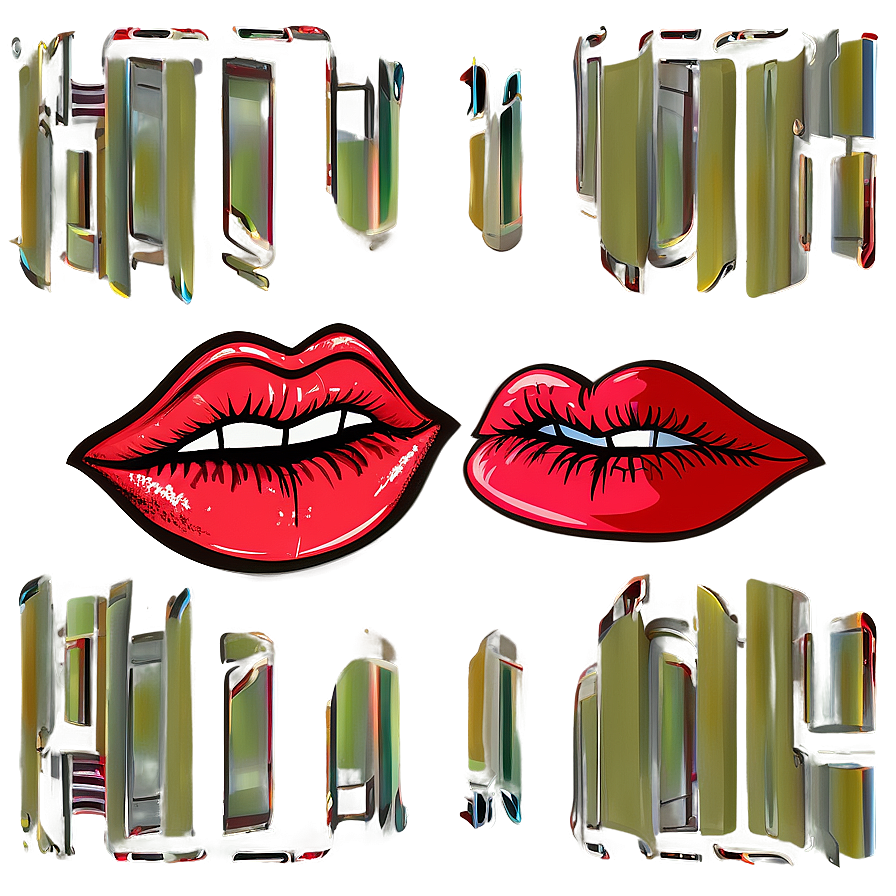 Smooch Kissy Lips Png 74