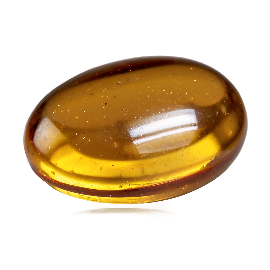 Smooth Amber Cabochon Png 06242024