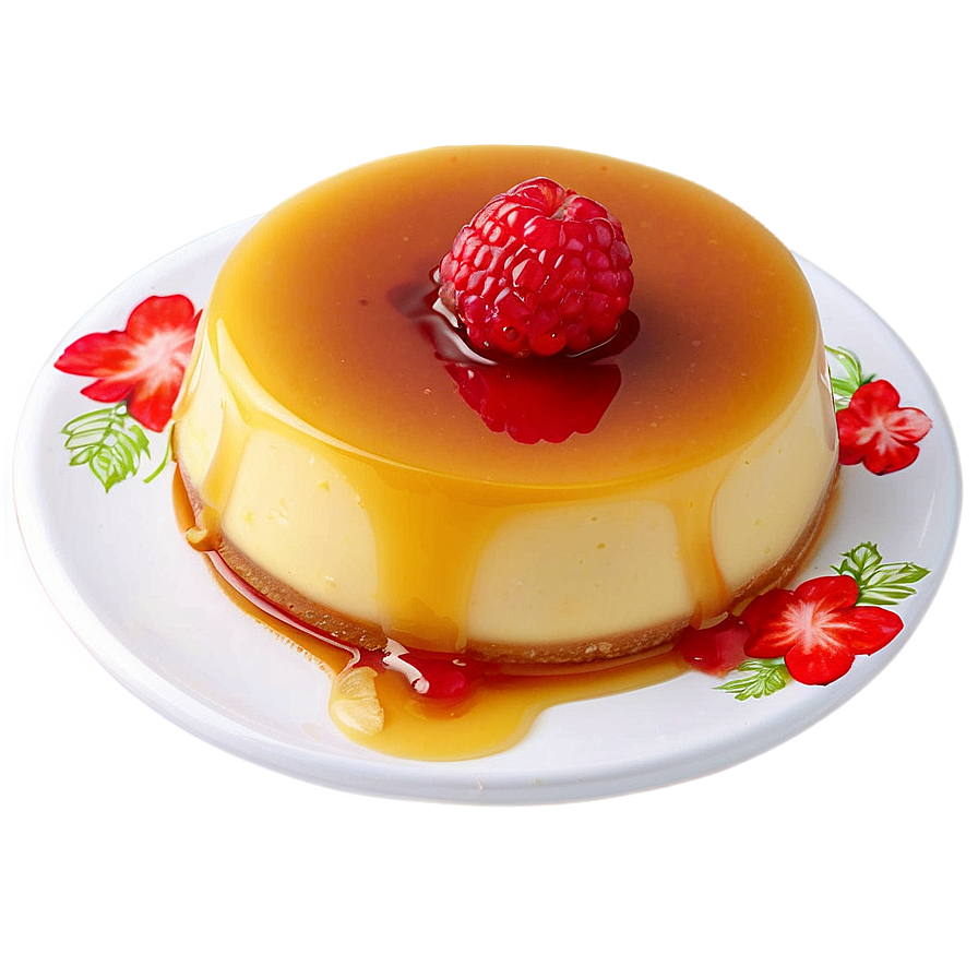 Smooth and Silky Flan Recipe PNG ktr14 PNG with transparent background