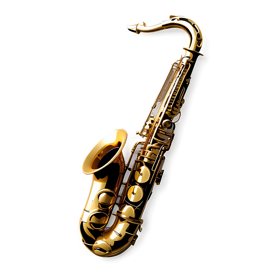 Smooth Jazz Saxophone PNG 06122024 PNG with transparent background