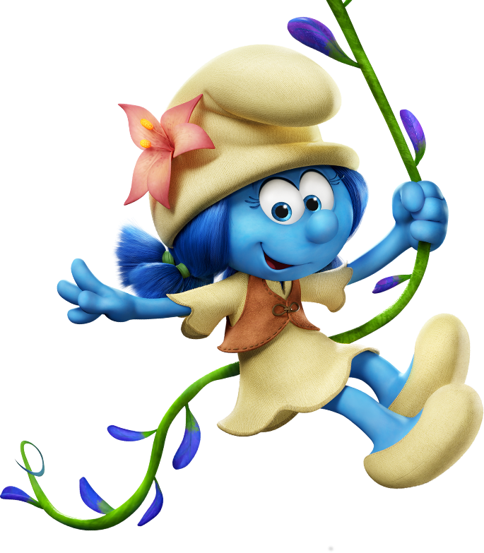 Smurfette Swingingon Flower Stem