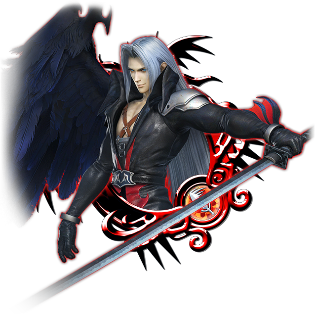 Sn - Dissidia Kingdom Hearts Sephiroth, HD Png Download PNG with transparent background
