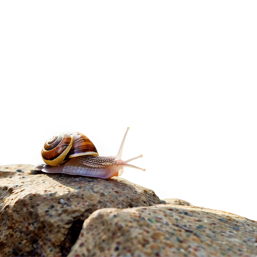 Snail On Rock Png 05232024