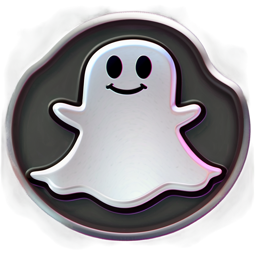 Snapchat Ghost Logo Design Png 46