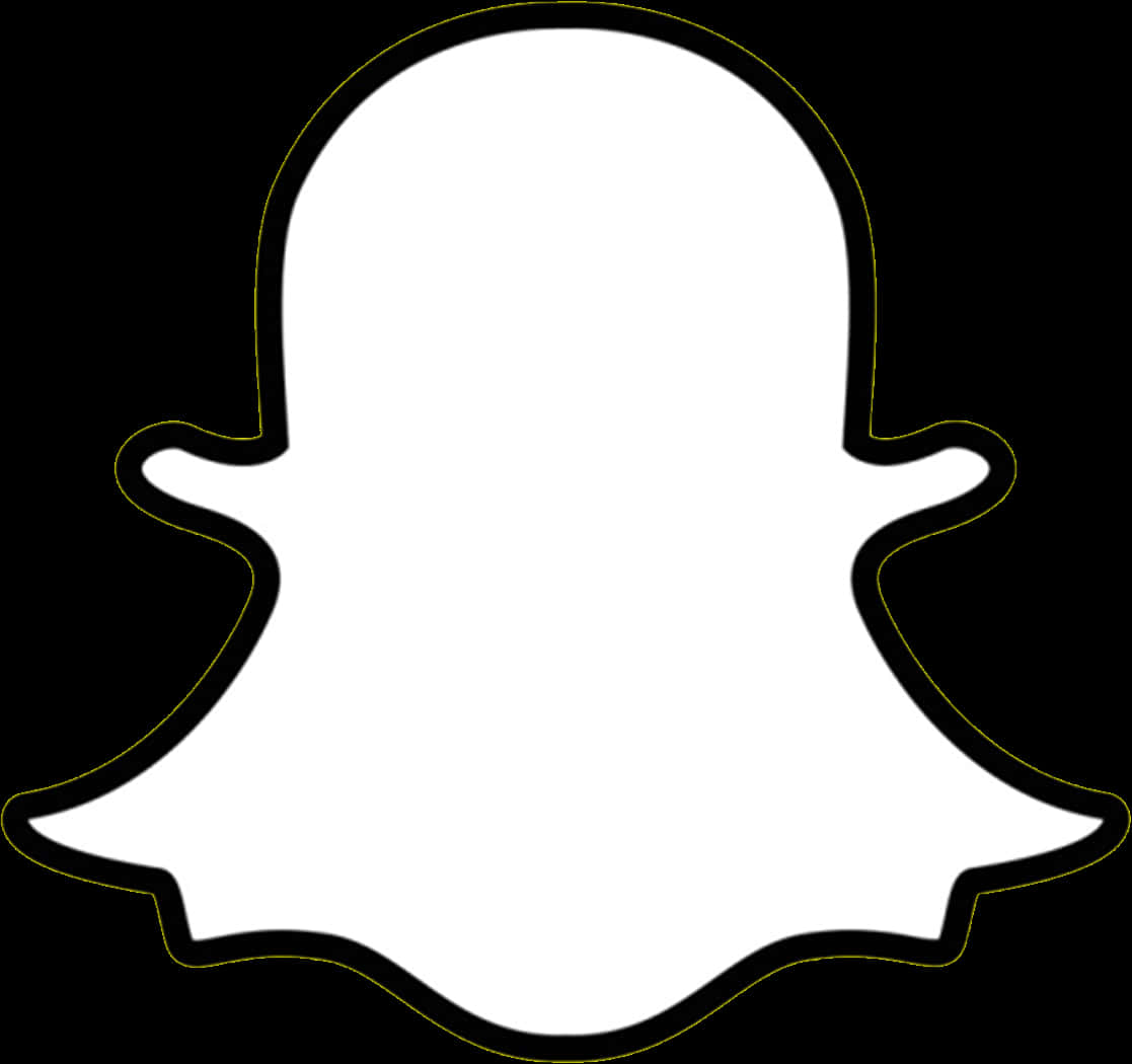 Snapchat_ Ghost_ Logo_ Outline