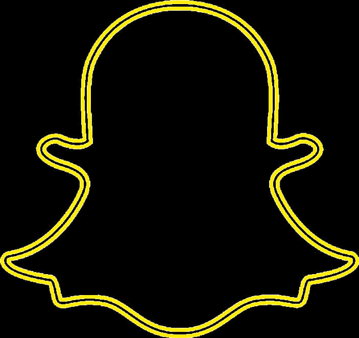 Snapchat_ Ghost_ Outline_ Logo