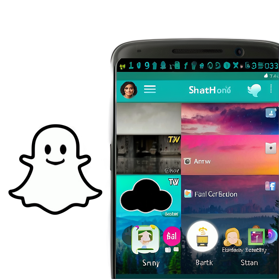 Snapchat Ghost Theme Png Msk23