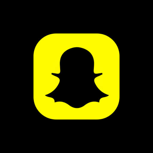 Snapchat Logo Yellow Background