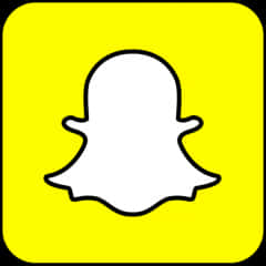 Snapchat Logo Yellow Background