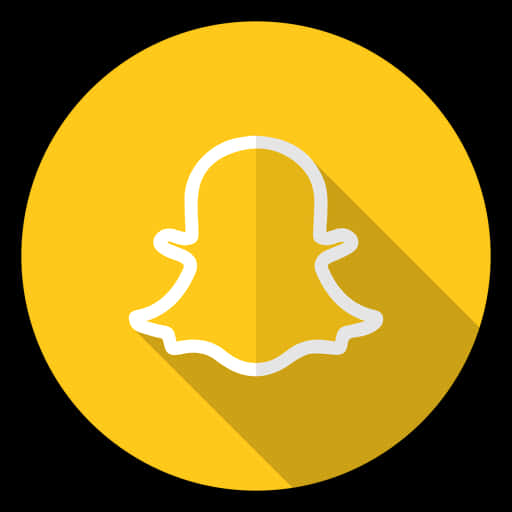 Snapchat Logo Yellow Background