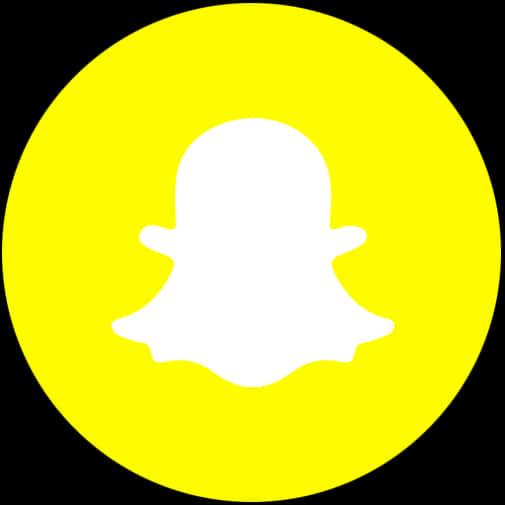 Snapchat Logo Yellow Background