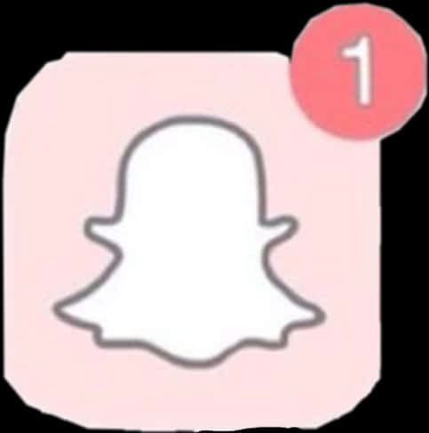 Snapchat Notification Icon PNG with transparent background